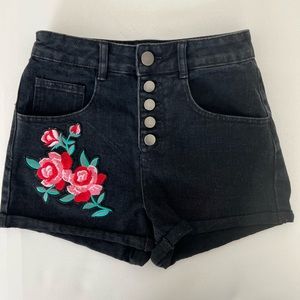 The Flashback High Rise Denim Shorts